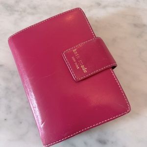 Kate Spade Pink Leather Day Planner
